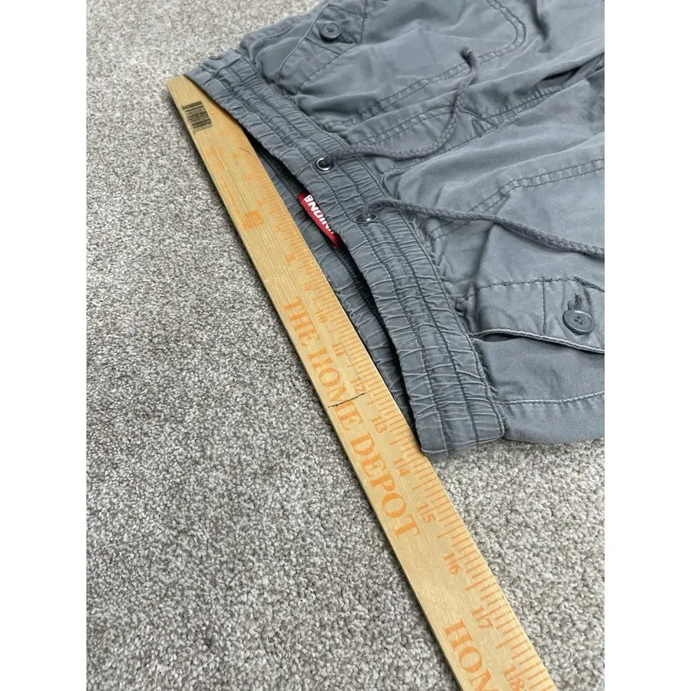 Y2K Indie Sleaze UNIONBAY Cargo Shorts Relaxed Fit Size M Gray Utility Gorpcore - Picture 11 of 13